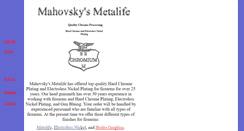 Desktop Screenshot of mahovskysmetalife.com
